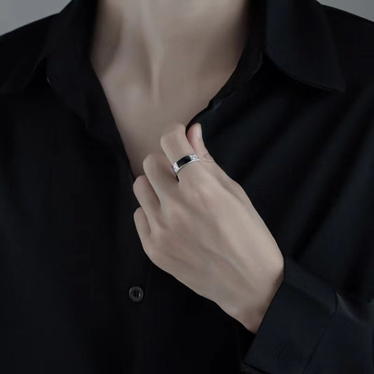 Sterling silver pattern ring