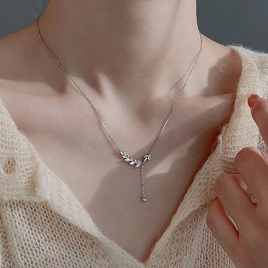 Sui Sui Peace Tassel Wheat Ear Necklace