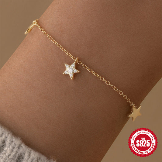 Star multi-pendant bracelet