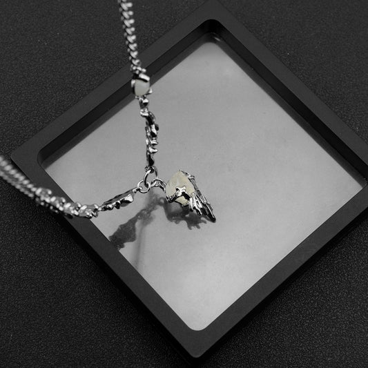 Flame Moonstone Necklace