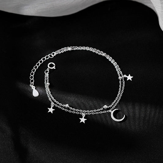 Double Star and Moon Bracelet