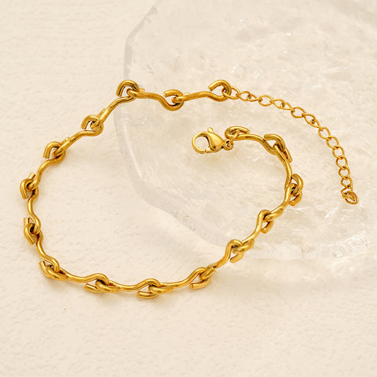 Hook stainless steel bracelet