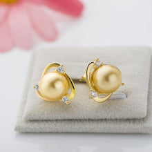 French retro 925 gold earrings