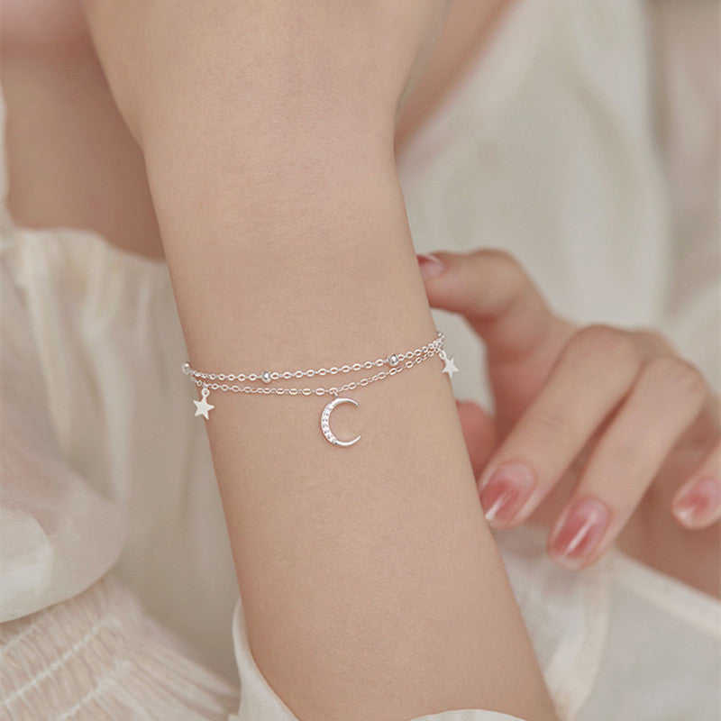 Double Star and Moon Bracelet