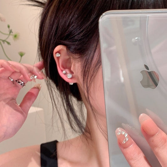 Silver needle ear piercing ear acupuncture niche