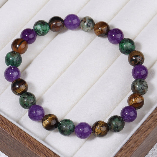 Natural stone beaded bracelet