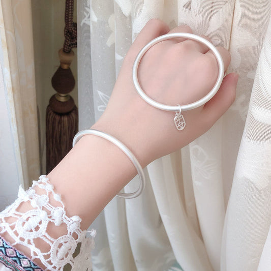 999 pure silver plated ancient silver bracelet