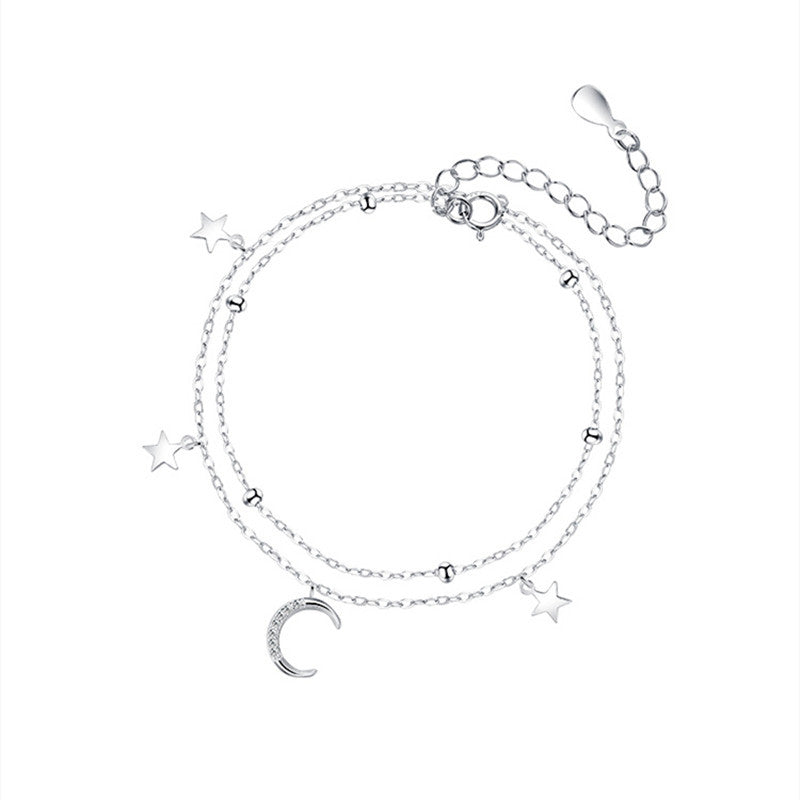 Double Star and Moon Bracelet