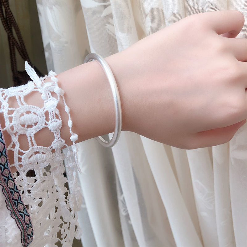 999 pure silver plated ancient silver bracelet