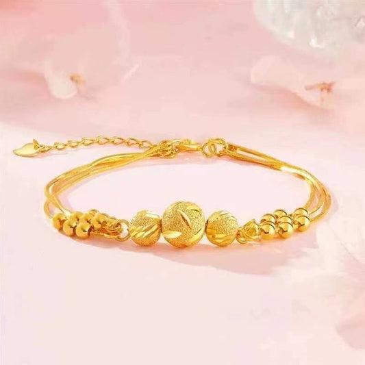 Lucky Bead Double Bracelet