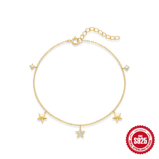 Star multi-pendant bracelet