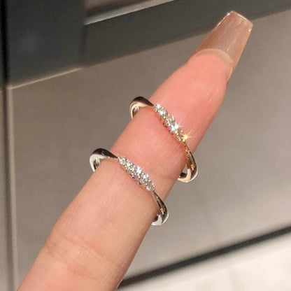 Diamond Hoop Ring