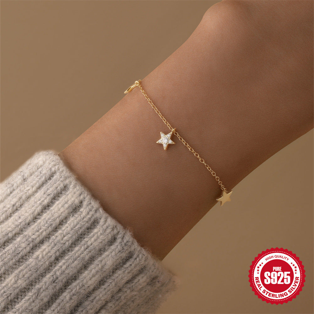 Star multi-pendant bracelet