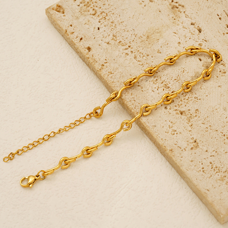 Hook stainless steel bracelet
