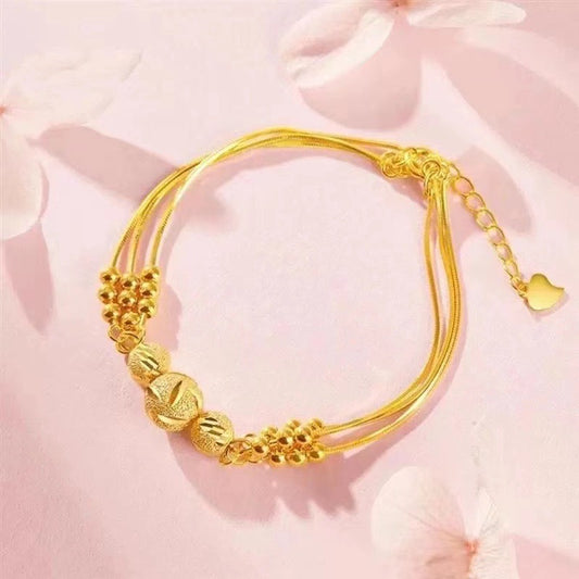 Lucky Bead Double Bracelet