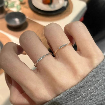 Diamond Hoop Ring