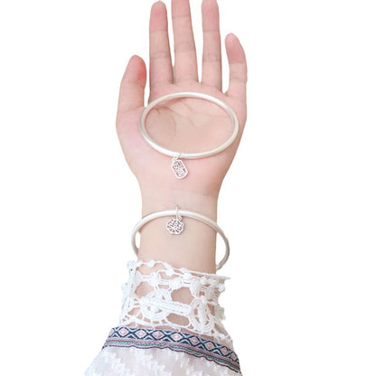 999 pure silver plated ancient silver bracelet